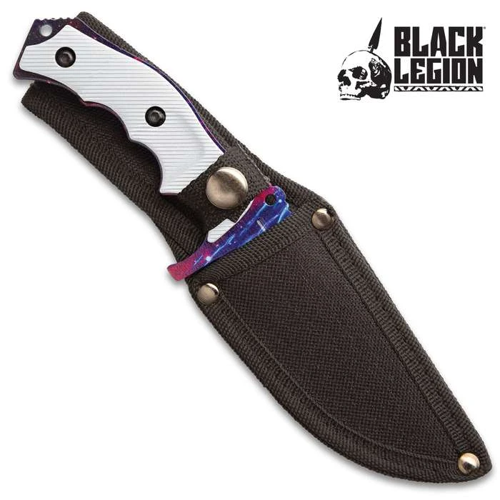 Blade City Black Legion White Galaxy Triple Knife Set All Knives 5 Blade City Black Legion White Galaxy Triple Knife Set All Knives